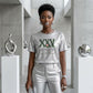Medium AKA Silver Soror 25th Pearl Metallic Tee