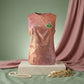 2XL AKA Ivy Leaf Pink Metallic Sleeveless Top