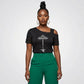 XLarge AKA Black Cold Shoulder Cutout Athletic Top