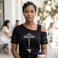 XLarge AKA Black Cold Shoulder Cutout Athletic Top