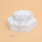 Ankle Chain Silver Rhinestone Toe Ring for Women