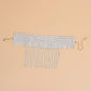 Anklet Gold Rhinestone 16 Line Fringe for Women