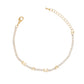 Tennis Bracelet Gold CZ Rhinestone MAMA for Women