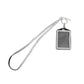 Clear Rhinestone ID Lanyard Clip Keychain