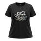 AKA 2XL Silver Soror Black Athletic Tee