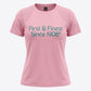 AKA 2XL First & Finest Pink Performance Tee