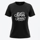 AKA Large Silver Soror Black Athletic Tee
