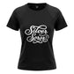 AKA Medium Silver Soror Black Athletic Tee