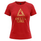 DST Certified Small Delta Girl Red Athletic Tee