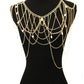 Gold and Pearl Shoulder Chain