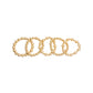 Gold Metal Pearl Bead Bracelets