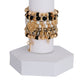 Black Bead and Pearl Love Bracelets