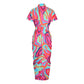 2XL Hip Pleat Shirt Dress