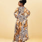 1XL Criss Cross Animal Dress