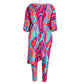 4XL Rainbow Asymmetric Set