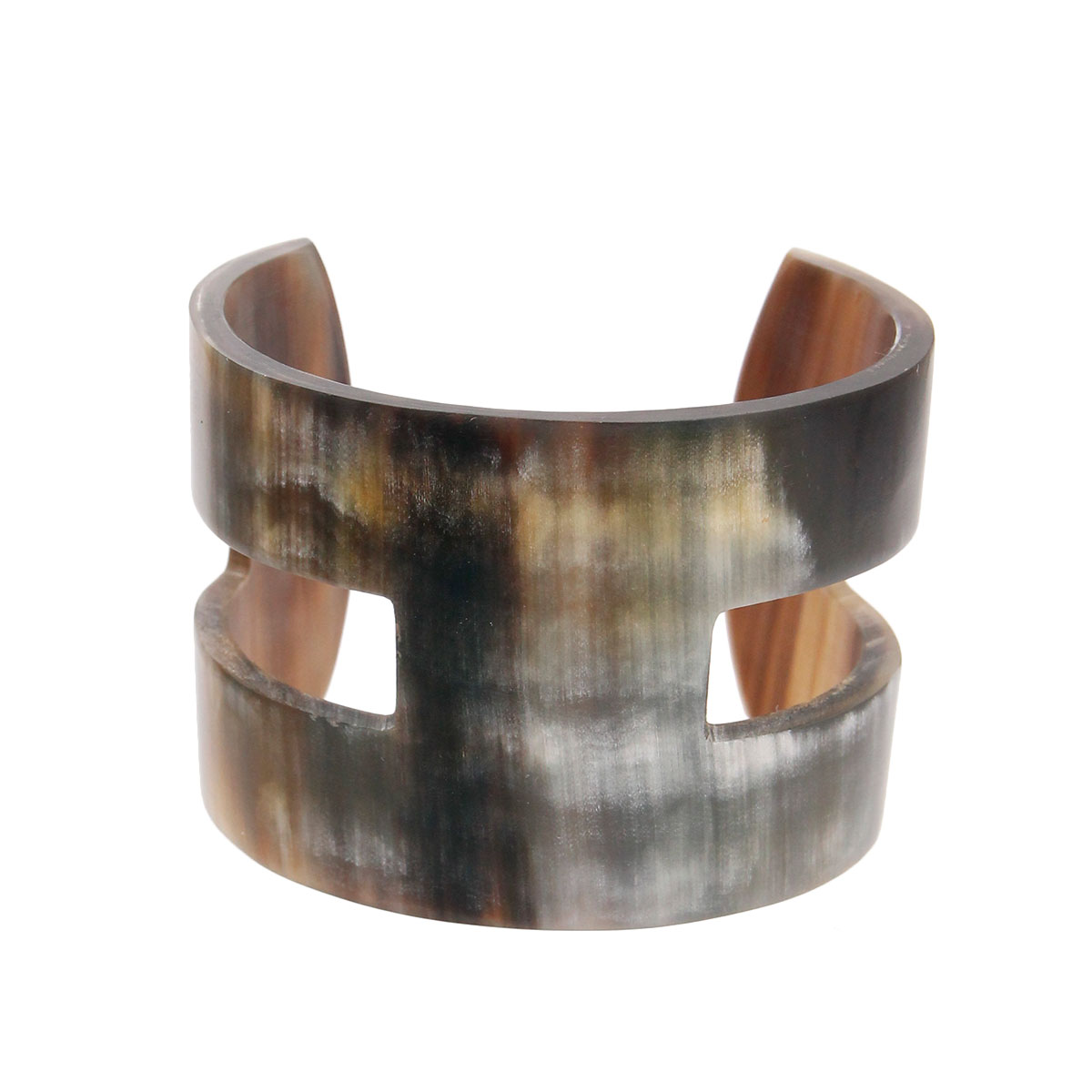 Cut Out Buffalo Horn Bracelet