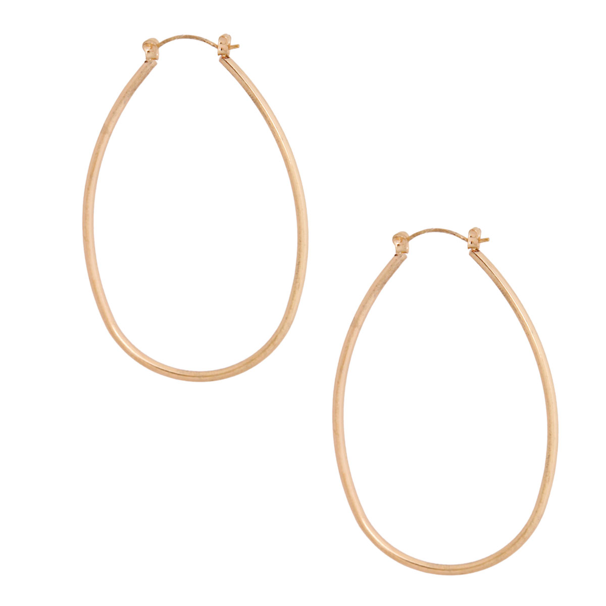 Gold Hypo Allergenic Teardrop Hoops