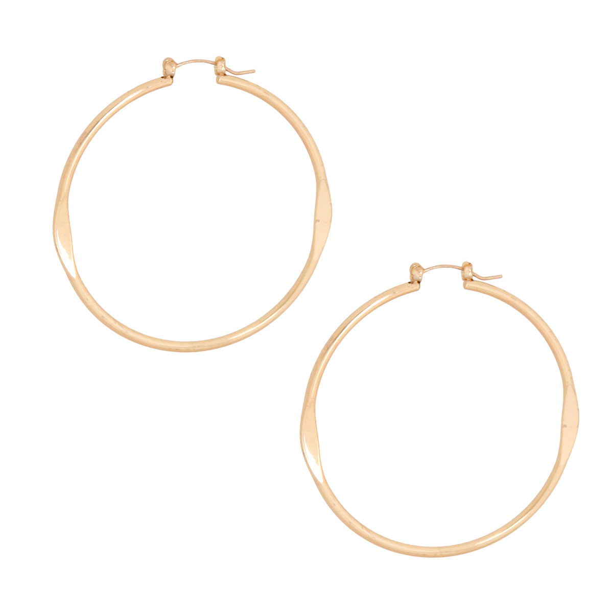 Gold Hypo Allergenic Pincatch Hoops