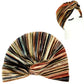 Brown Velvet Pleated Turban