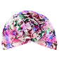 Pink Snake Flower Knot Turban