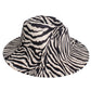 Zebra Stripe Fedora