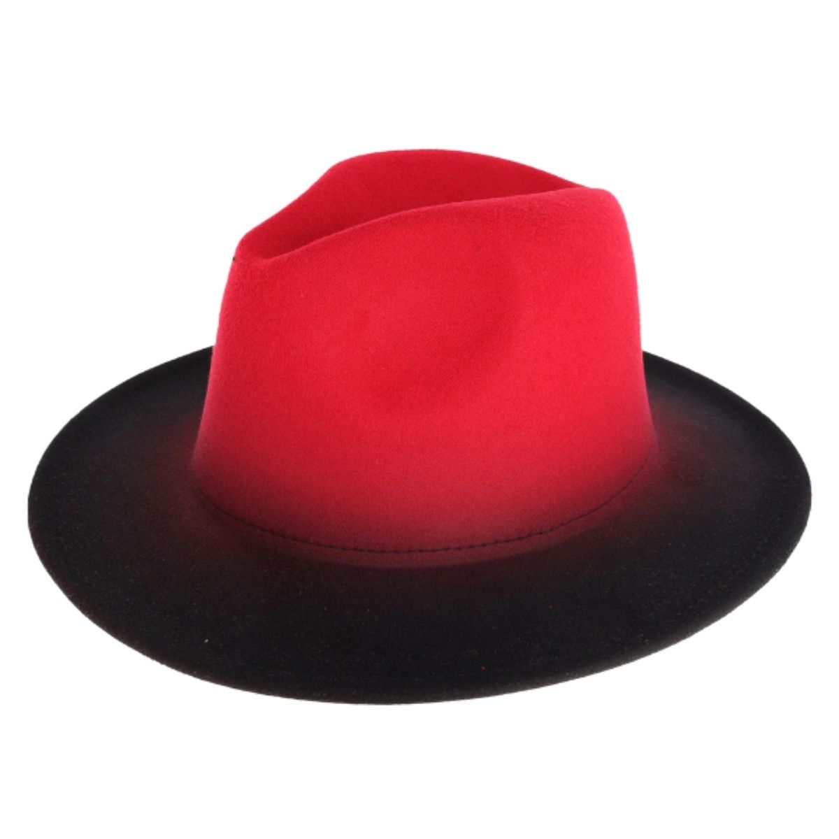 Red Ombre Fedora