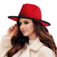 Red Ombre Fedora