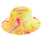 Yellow Tie Dye Fedora Hat