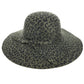 Olive Leopard Wide Brim Floppy Fedora