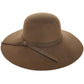 Brown Wide Brim Floppy Fedora