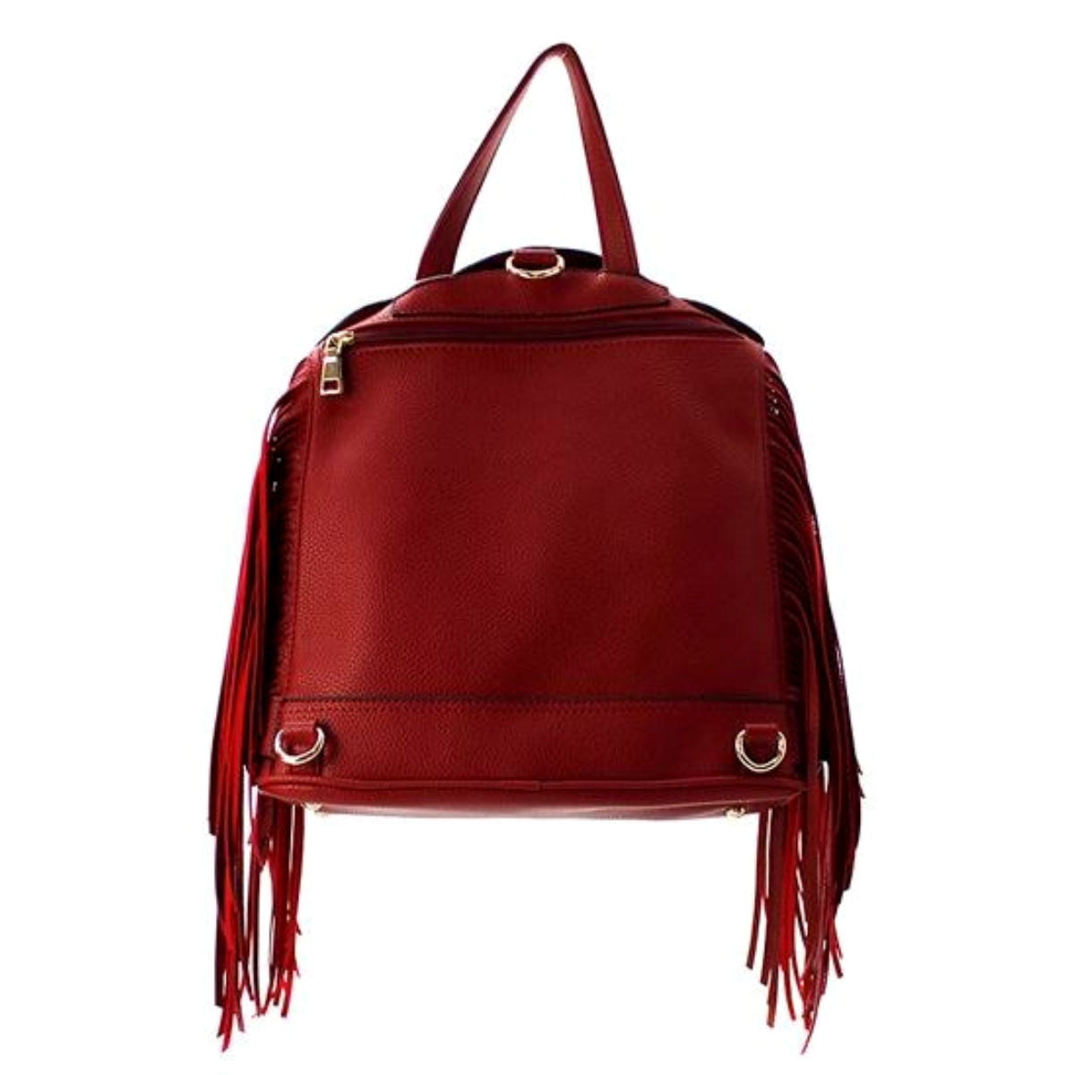 Moto Jacket Fringe Backpack