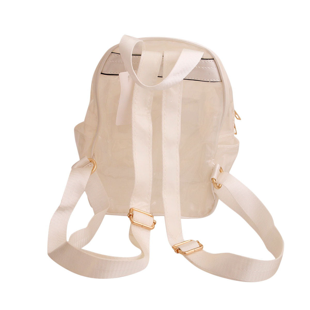 WhiteTransparent Backpack