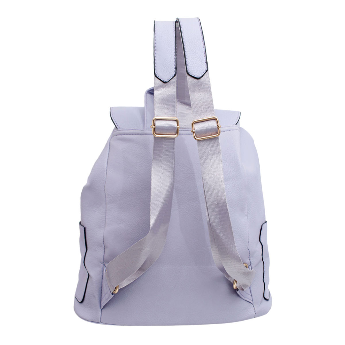 Light Purple Buckle Flap Backpack