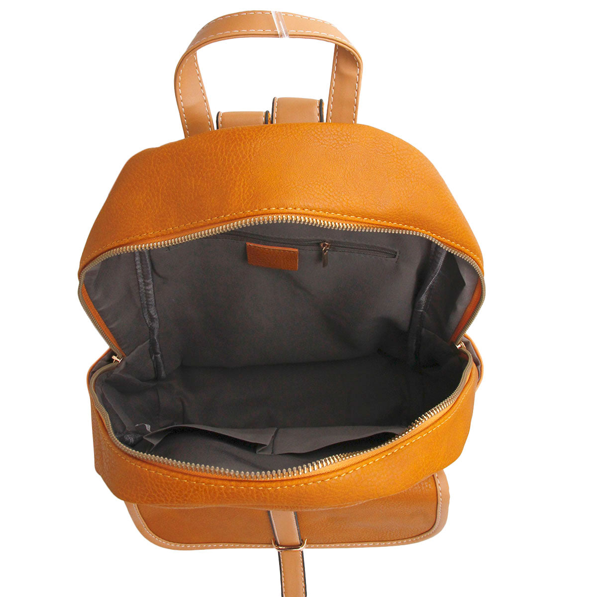 Mustard and White Stripe Backpack