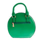 Green Rose Rounded Handbag