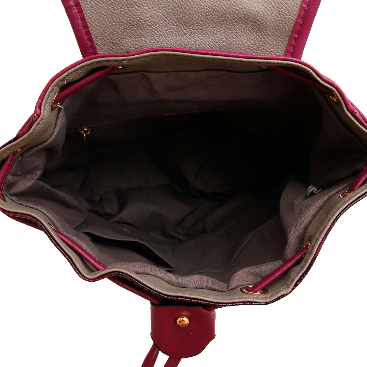 Purple Croc Cinch Backpack Set