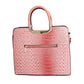 Pink Croc Tote Bag