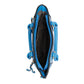 Blue Croc Tote Pouch Set