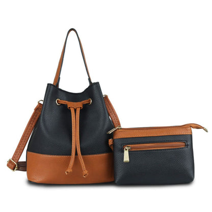 Two Tone Hobo Bag Set