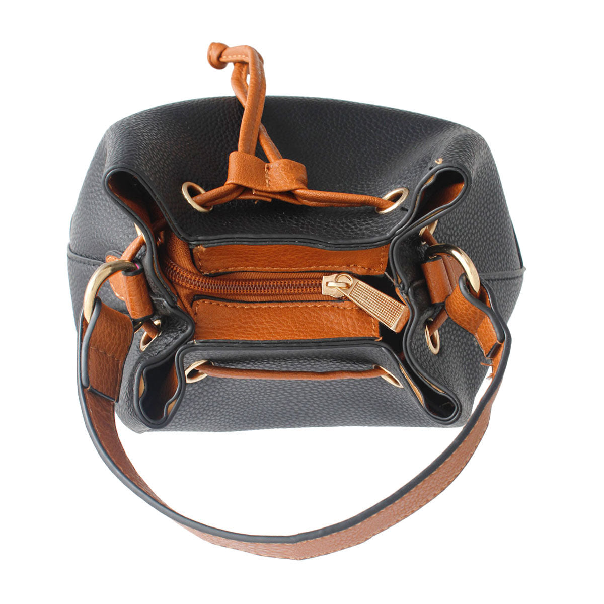 Two Tone Hobo Bag Set