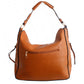 Camel Studded Hobo Bag
