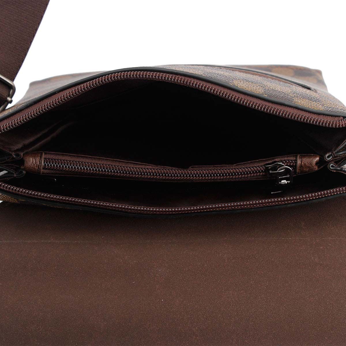 Brown Monogram Flap Crossbody