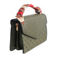 Olive Quilted Scarf Crossbody