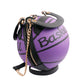Purple Basketball Handbag