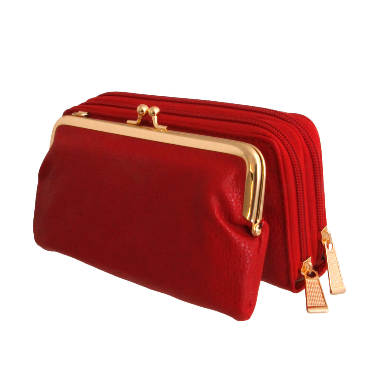 Red Coin Purse Wallet Crossbody
