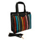 Glitter Stripe Tote Handbag