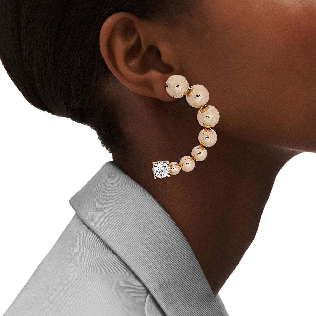 Gold Graduated Ball Hoops