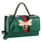 Green Patent Leather Designer Satchel Set