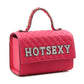 Fuchsia HOT SEXY Quilted Satchel Set