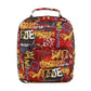 Red Grafitti Trolley Sleeve Backpack